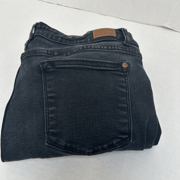 Judy Blue Black Destroyed Leopard Patch Skinny Jeans Size 15/32 Style #82168 - Picture 1 of 5